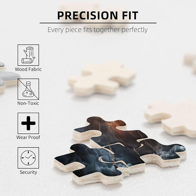 لغز بانوراما انفجار الأرض فايا 500 قطعة للكبار ديكور المنزل 20.4 × 15 بوصة - Image 5